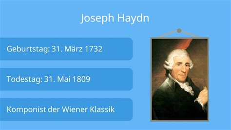 steckbrief joseph haydn|Franz Joseph Haydn